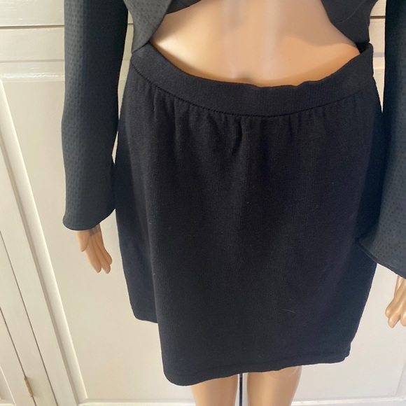 ST.JOHN BASICS Formal Wool Rich Skirt - Picture 4 of 6